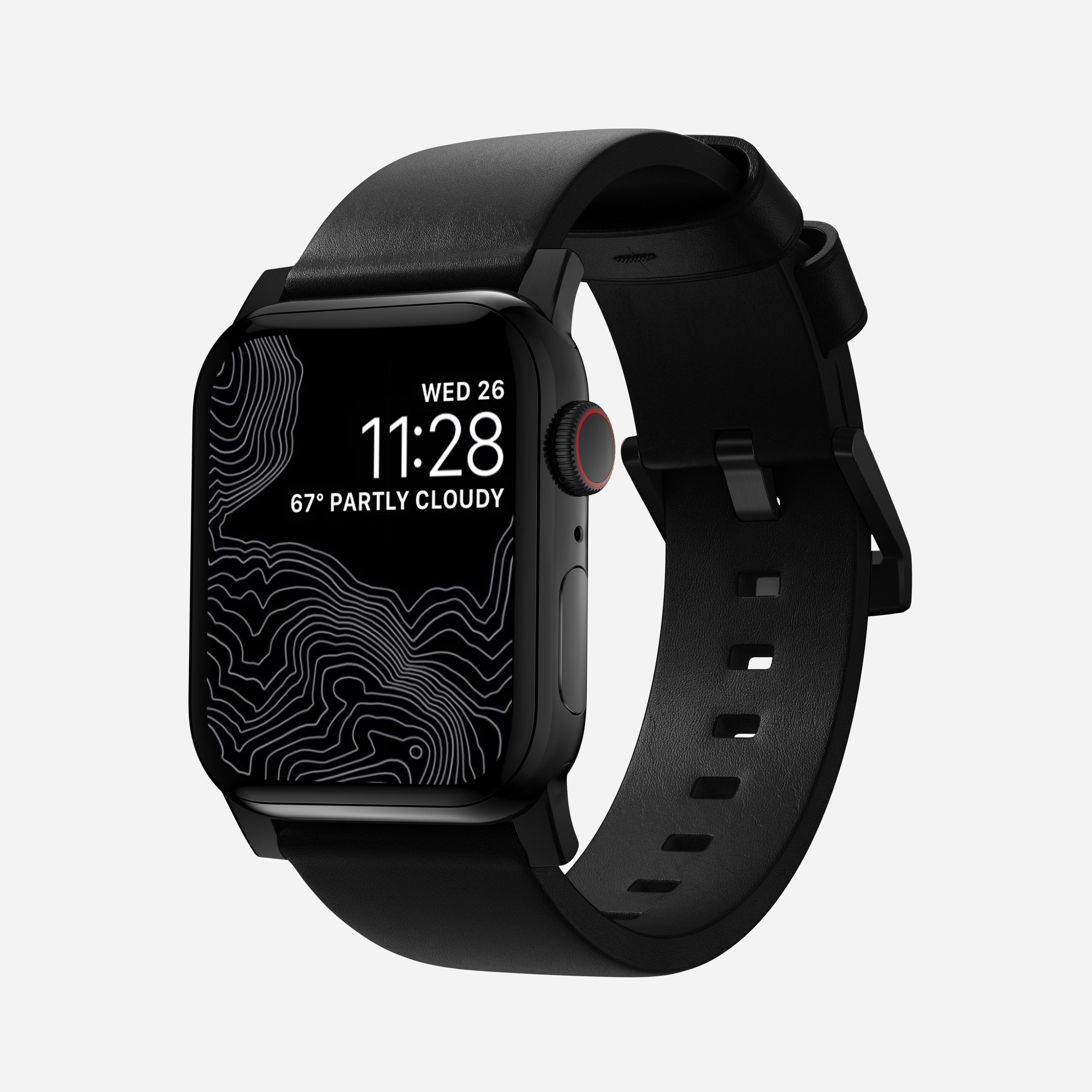 NovaLink Modern Band - 41mm/42mm | Black Hardware | Black | Camino Leather
