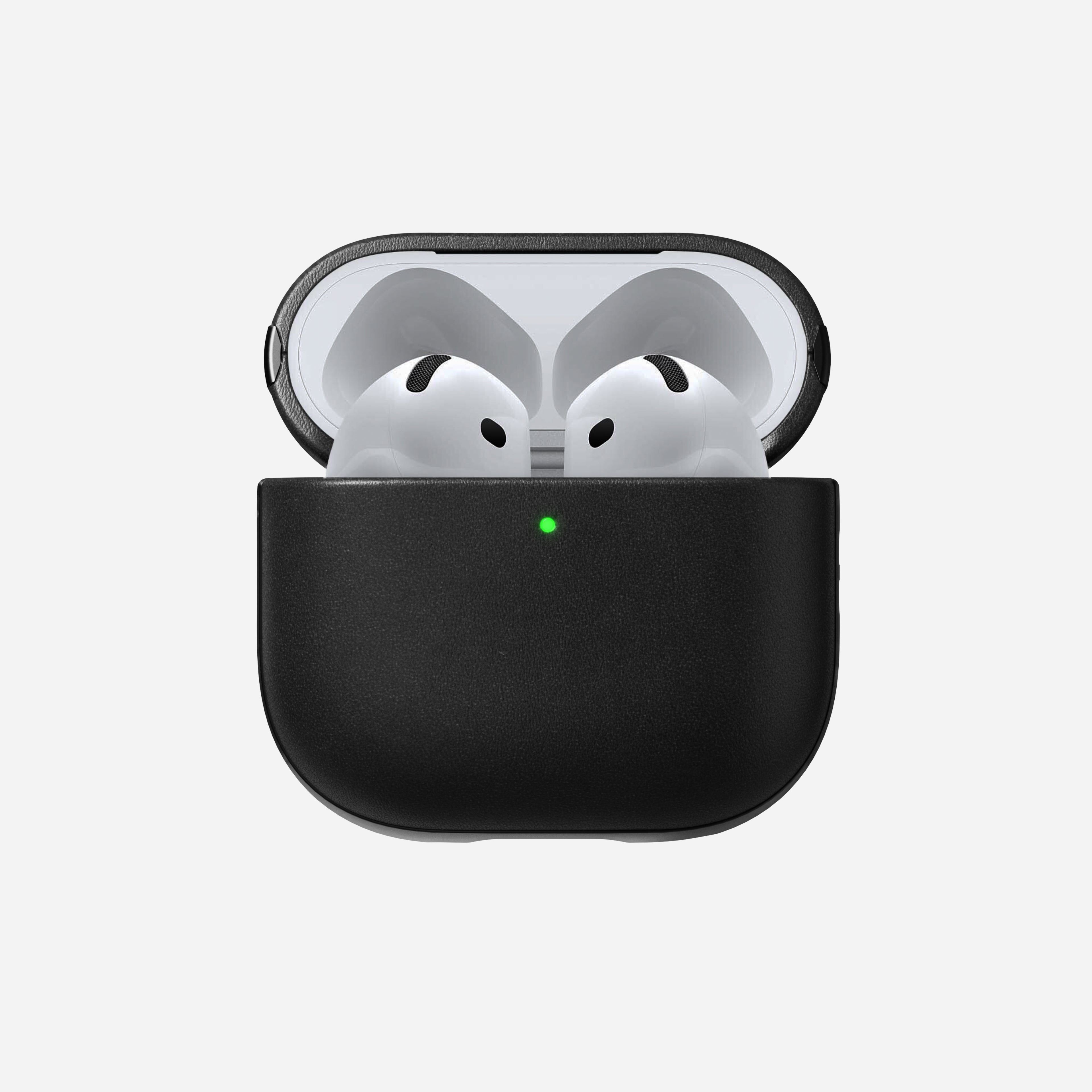 NovaLink Modern Leather Case - Airpods 4 | Black | Camino Leather