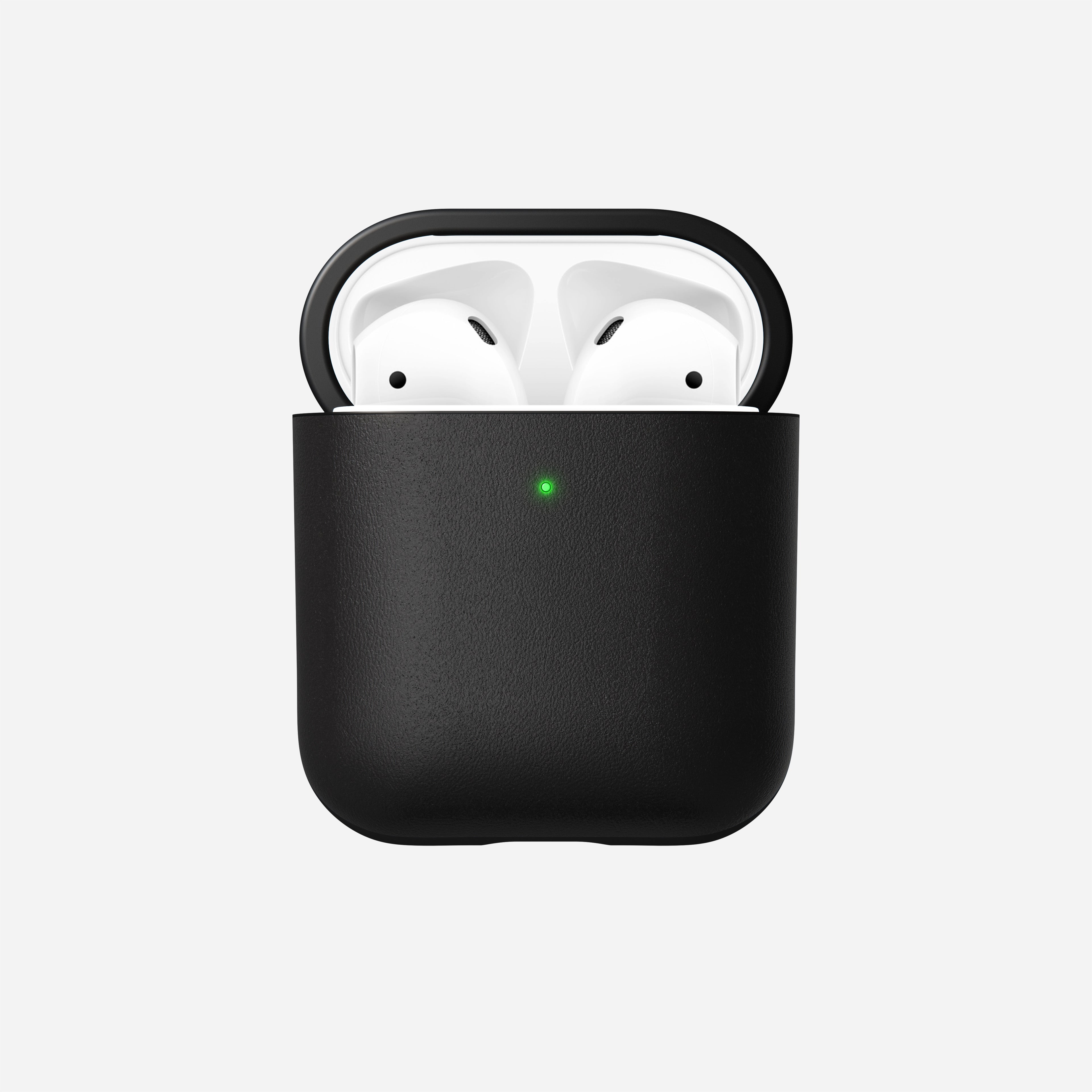 NovaLink Modern Leather Case - AirPods 2nd Generation | Black | Horween | V2